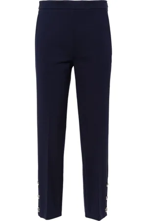 Twin-Set Cropped-Hose mit geradem Bein