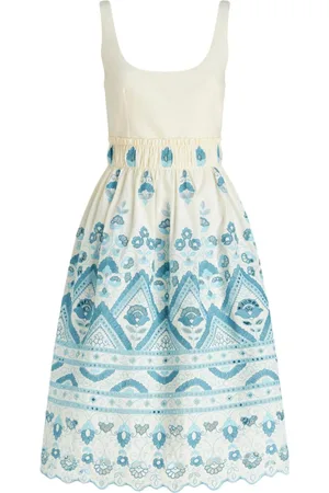 Etro Kleid mit Lochstickerei