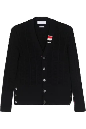 Thom Browne Cardigan mit Zopfmuster