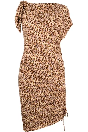 Marant Etoile Jeffy Kleid mit abstraktem Print