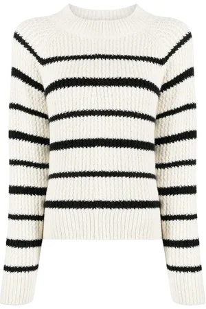 Vince Gerippter Strickpullover mit Streifen