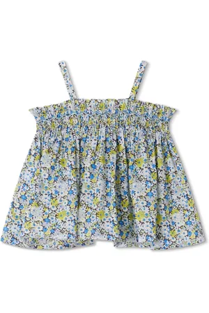 BONPOINT Abricot Bluse mit Blumen-Print