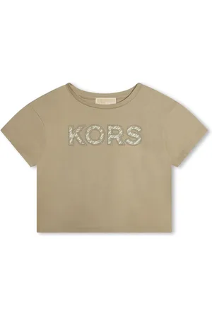 Michael Kors T-Shirt aus Bio-Baumwolle mit Logo-Applikation