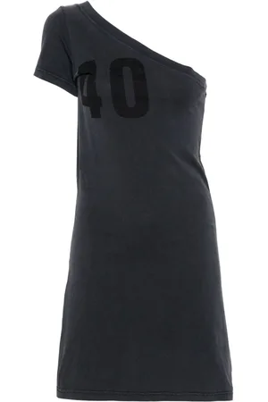 Courrèges Tuba Minikleid mit Nummern-Print
