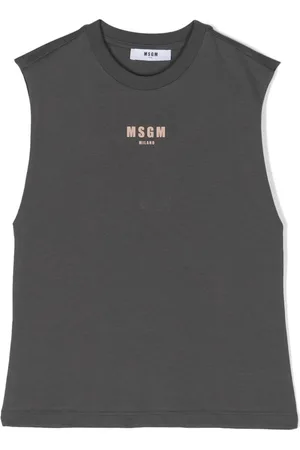 Msgm Ärmelloses T-Shirt mit Print