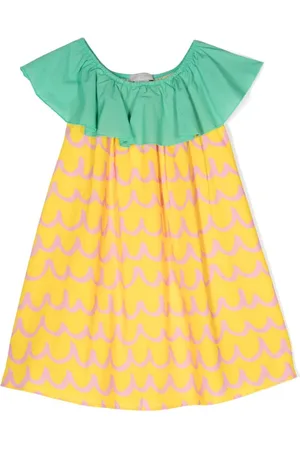 Stella McCartney Pineapple Intarsien-Kleid
