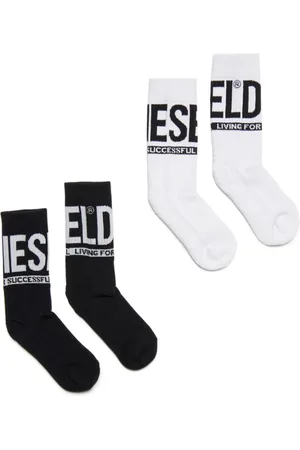 Diesel 2er-Pack Intarsien-Socken mit Logo