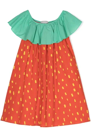 Stella McCartney Strawberry Intarsien-Kleid