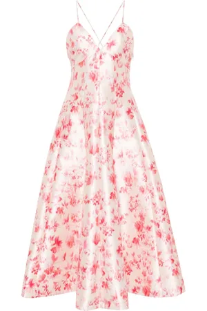 Serafini Midikleid mit Blumen-Print