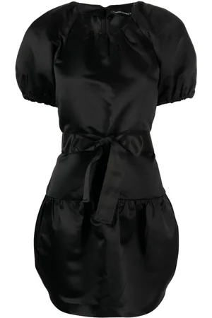 Cynthia Rowley Minikleid aus Satin mit Tulpen-Silhouette
