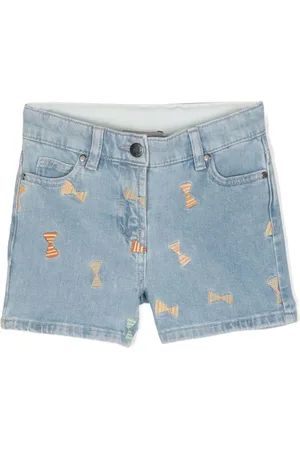 Stella McCartney Bestickte Jeans-Shorts