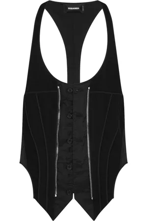 Dsquared2 Weste im Deconstructed-Look