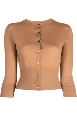 N.PEAL Cropped-Cardigan