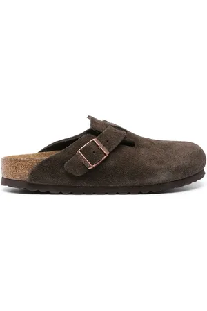 Birkenstock Boston Slipper aus Wildleder