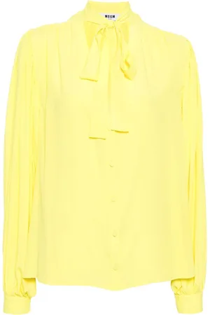 Msgm Hemd mit Schleifenverschluss