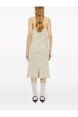 Jil Sander Midikleid mit Stickerei