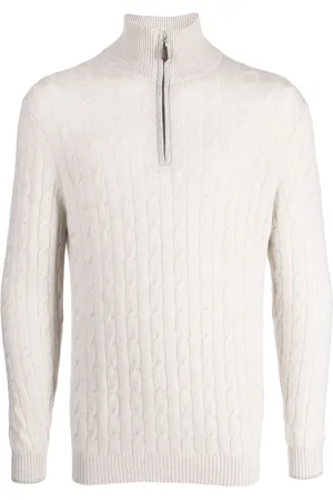 N.PEAL Pullover mit Zopfmuster
