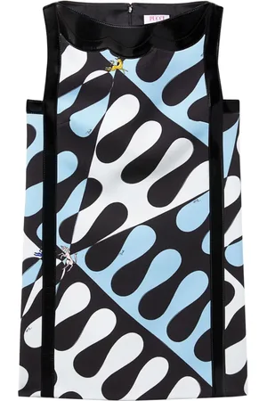 Puccini Minikleid mit Leocorno-Print