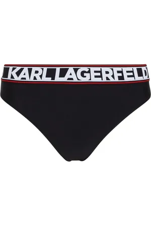 Karl Lagerfeld Bikinihöschen mit Logo-Bund
