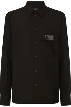 Dolce & Gabbana Hemd mit Logo-Patch