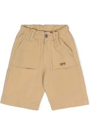 OFF-WHITE Shorts mit diagonalen Streifen