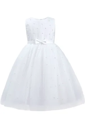 Tulleen Tüllkleid mit Perlen