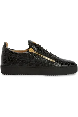 Giuseppe Zanotti Gewebte Frankie Sneakers