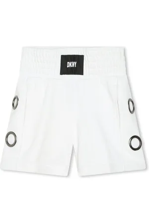 DKNY Shorts mit Logo-Applikation
