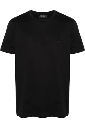 Dondup T-Shirt mit Logo-Stickerei