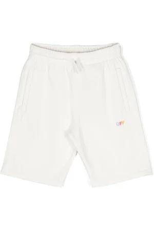 OFF-WHITE Shorts mit diagonalen Streifen