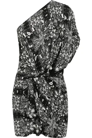 IRO Einschultriges Alixe Minikleid