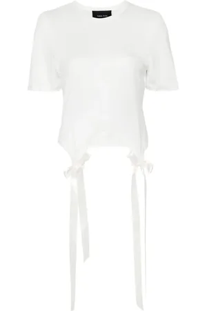 Simone Rocha T-Shirt mit Schleifendetail