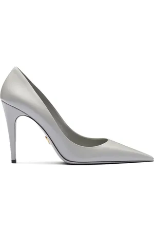 Prada Pumps aus gebürstetem Leder 75mm