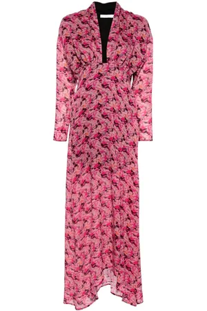 IRO Nollie Maxikleid mit Blumen-Print