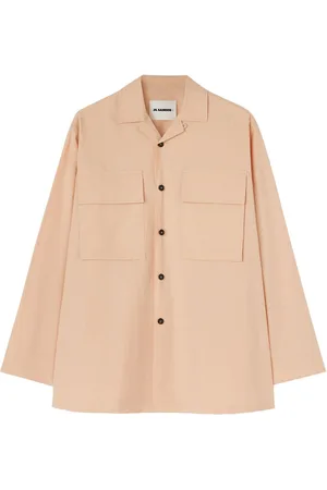 Jil Sander Hemd mit Logo-Etikett