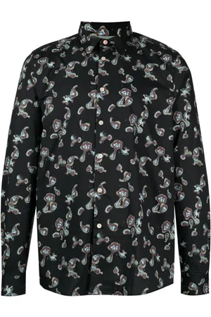 Paul Smith Hemd aus Bio-Baumwolle mit Paisleymuster