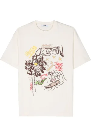 Msgm T-Shirt mit Logo-Print