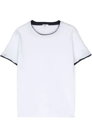Il gufo T-Shirt mit unbearbeitetem Saum
