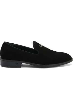 Giuseppe Zanotti Verzierte Imrham Logozalì Wildleder-Loafer
