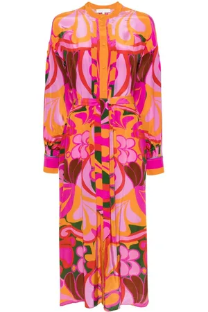 Borgo De Nor Camila Midikleid mit Blumen-Print