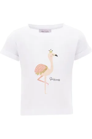 Mimi Tutu T-Shirt mit Flamingo-Print