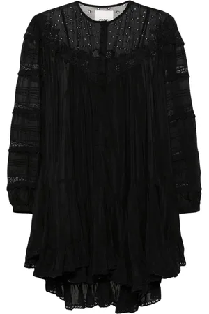 Isabel Marant Gyliane Midikleid mit Lochstickerei