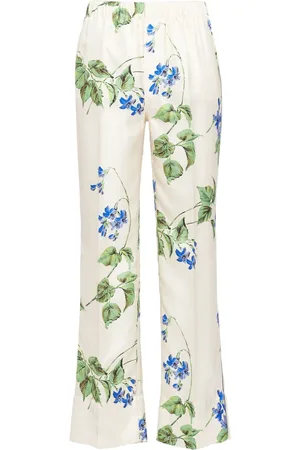 Prada Hose mit Blumen-Print