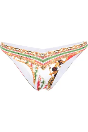 Camilla Bikinihöschen mit Saluti Summertime-Print