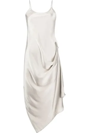 Low Classic Asymmetrisches Camisole-Kleid aus Satin