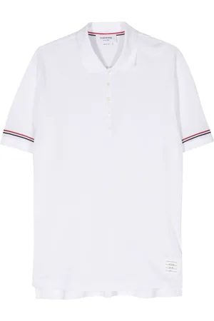 Thom Browne Poloshirt mit RWB-Streifen