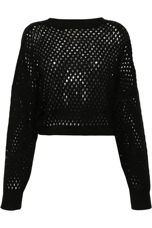 SEMICOUTURE Pullover mit tiefen Schultern