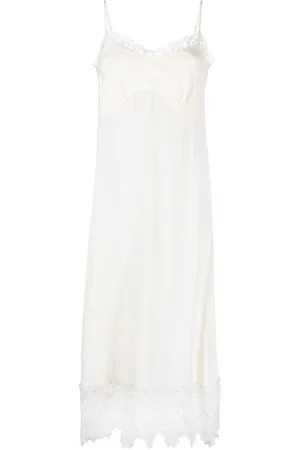 Simone Rocha Midikleid mit Spitzenbesatz