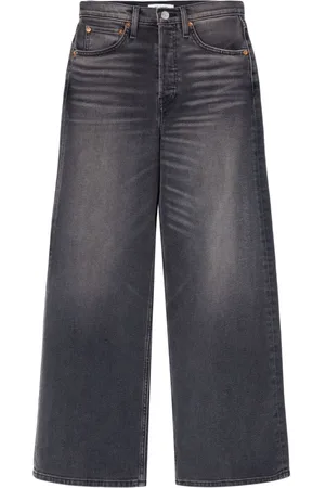 RE/DONE Weite Cropped-Jeans