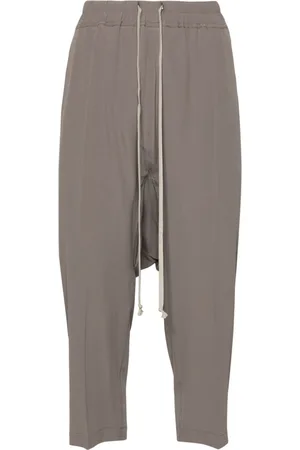 Rick Owens Cropped-Hose mit tiefem Schritt